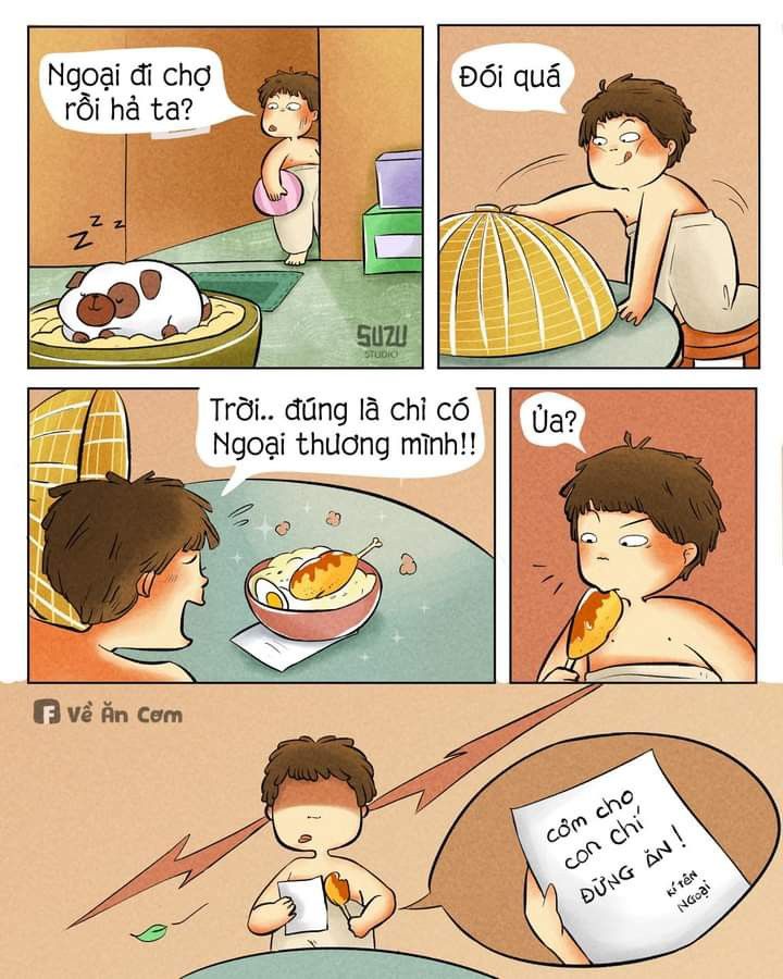Chỉ có ngoại là thương mình