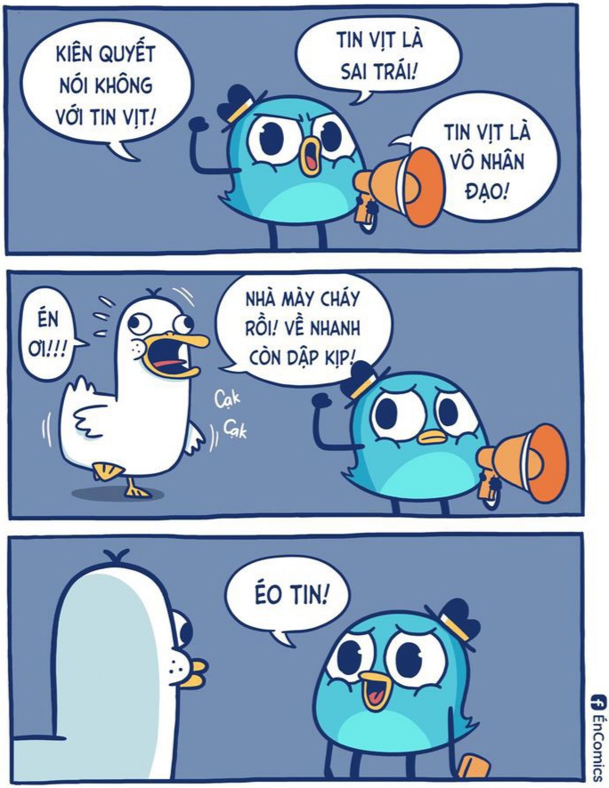 Đừng nghe tin vịt nhé mọi người