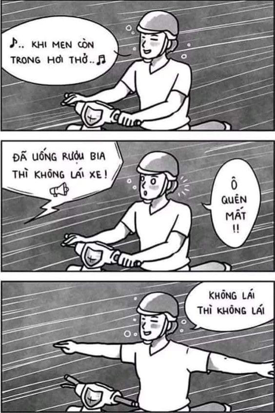 Đã uống rượu bia thì không lái xe